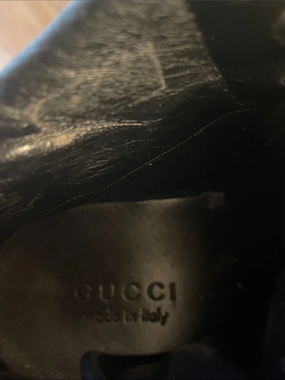 Gucci Black Men's High-Top Logo Sneakers